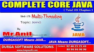 Core Java-Multi-Threading-Join