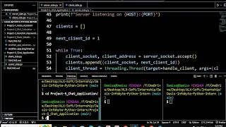 Oasis Infobyte Python Intern Chat Application