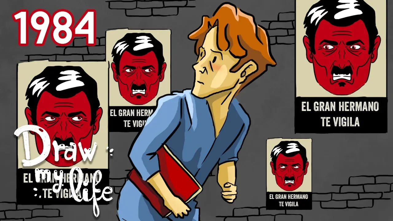 1984 de George ORWELL | Resumen en DIBUJOS | Draw My Life