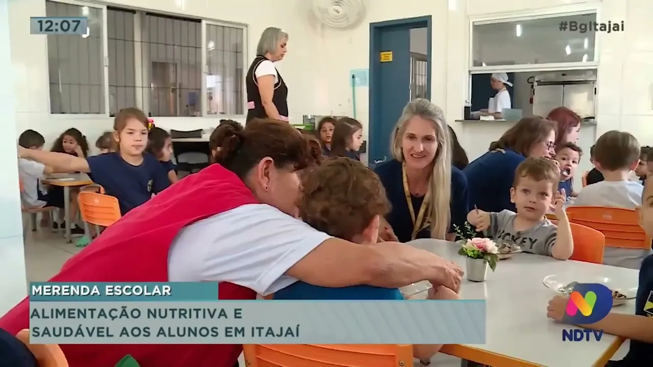 Alimentação nutritiva e saudável aos alunos em Itajaí