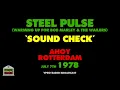 Steel Pulse - Sound Check (Live 1978)