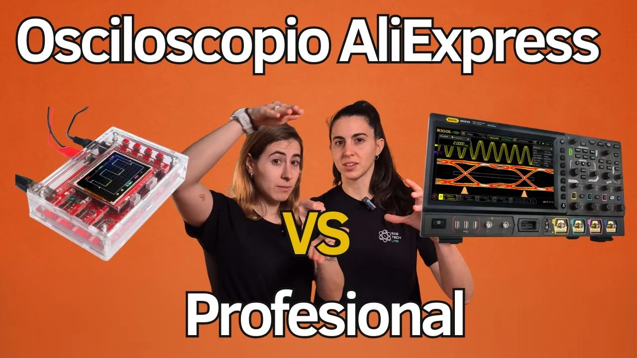 Compramos el osciloscopio MÁS BARATO de AliExpress vs PROFESIONALES 🔍 | ¿Vale la pena?