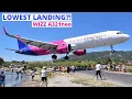 Download Lagu NEW LOWEST LANDING? Wizzair Airbus A321neo Landing at Skiathos Airport | JSI Plane Spotting [4K]