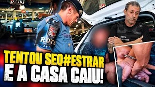 Tentou SEQ#ESTRAR no mercado, mas mas caiu nas mãos da ROTA! Veja o que aconteceu! Diretor Elias Jr