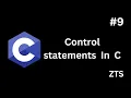 Control Statements In C C Tutorial Series In Tamil ZATN TECH SCHOOL