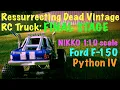 Nikko Ford F-150 Python IV scale - Final Stage fixing broken vintage RC Truck