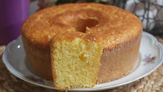 ESSE BOLO TEM 1 INGREDIENTE QUE DEIXA INCRÍVEL | BOLO SIMPLES FOFINHO COM SABOR DE CASA DE VÓ