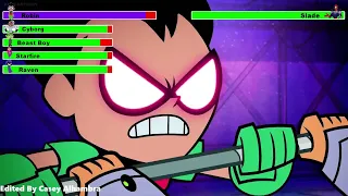 teen titans go to the movies 2018 final battle with healthbars 1 2