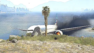 Airplane makes Exceptional Emergency Landing right after Helicopter Crash