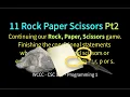 11 Rock Paper Scissors Python Pt2