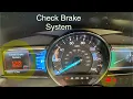2016 Ford Explorer Check Brake System Warning light will not go away - Unknown Cause or repair