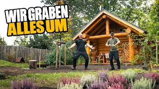 Unser Blockhaus-Paradies wächst! Garten & Sauna bekommen ein Upgrade 😱 - Naturensöhne