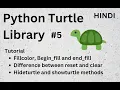 Python Turtle Library Complete Tutorial Explained In Hindi