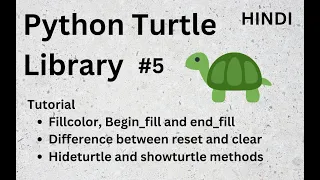 Python Turtle Library Complete Tutorial Explained In Hindi