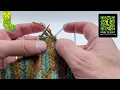 Single Decrease Set-Up in Inverted Double-Knitted Brioche