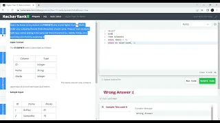 HackerRank SQL Higher Than 75 Marks SQL Learning