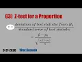 G3 Z-test for a Proportion