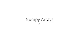 Numpy Array Dimensions Tutorial