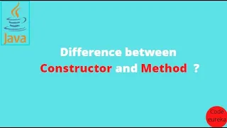 difference between constructor and method in java malayalam Code eureka