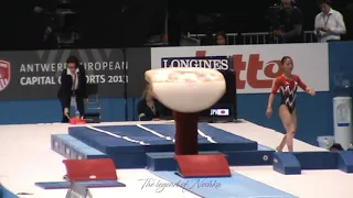 Asuka TERAMOTO JPN vault - 2013 Antwerp worlds AA