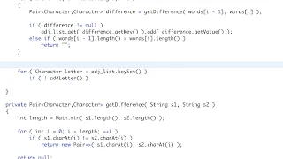 LeetCode 269 Alien Dictionary DFS - Java