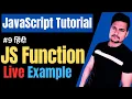 JavaScript functions explained function in JavaScript in Hindi Part - 9