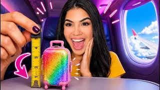 VIAJANDO con LA MALETA MÁS PEQUEÑA DEL MUNDO!!