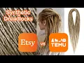 I bought synthetic dreadlock extensions on Temu so you don t have to