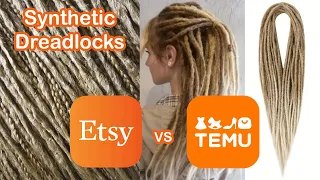 I bought synthetic dreadlock extensions on Temu so you don t have to