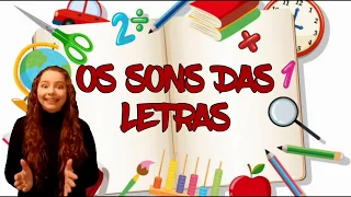 Os sons das letras- Consciência fonológica