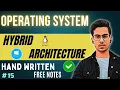 Lecture 15 Hybrid Architecture Operating System Tutorial Code Hacker