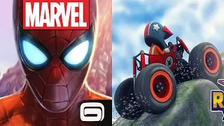 marvel spider man unlimited vs mini racing adventures