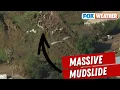 Massive Mudslide Covers Road Near Santa Paula As Atmospheric River Ends Assault On California