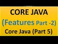 Core Java Lecture - 5 Features of Java Part 2 By Niketank Mogha Sir