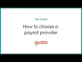 How to Choose the Right Payroll Provider for Your Business