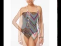 Bar III Dana Tie-Dyed Strappy One-Piece Swimsuit Only at Macy s
