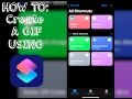 HOW TO CREATE GIFs iPhone TRICK viral on TikTok tutorial apple shortcuts