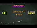 Structure in C Programming Part 3 ll By Manu Agarwal