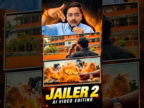 Jailer 2 Bomb Blast Ai Video Editing 🔥 | Sunglasses Effect Tutorial | Trending Reels 2026