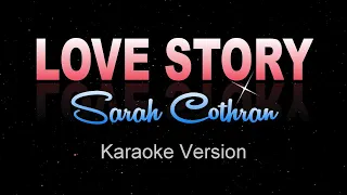 love story sarah cothran karaoke instrumental 