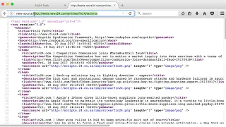 64 Read Data from a RSS Feed Learn Android Application Development