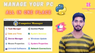 Create Your Own PC Manager App Using Python