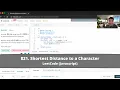How to Solve 821 Shortest Distance to a Character on LeetCode - Javascript
