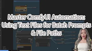 ComfyUI Batching Secrets Load Prompts Data from Text Files Beginner Tutorial