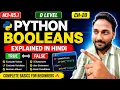 Python Booleans Explained True False if-else Variables Basics