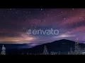Galactic Elegance Time-Lapse Tapestry of a Stellar Night Sky