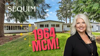 Sequim WA Mid Century Modern Home for Sale Sunland Golf Community Olympic Peninsula Living