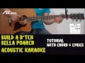 Download Lagu Bella Poarch - Build a B*tch [ Acoustic Karaoke with Chord \u0026 Lyric ]