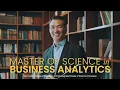 MS in Business Analytics Program Description