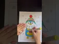 Penguin coloring sheet